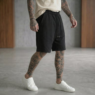 BERMUDA NEW JOB BRAND IN FELPA NERO  ART AU3171S