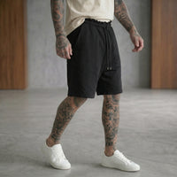 BERMUDA NEW JOB BRAND IN FELPA NERO  ART AU3171S