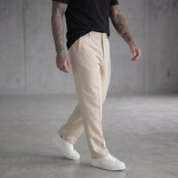 PANTALONI IMPERIAL REGULAR FIT CON PINCE E CINTURA ELASTICIZZATA ART P5441P5002