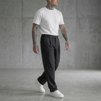 PANTALONI IMPERIAL REGULAR FIT CON PINCE E CINTURA ELASTICIZZATA ART P5441P5002