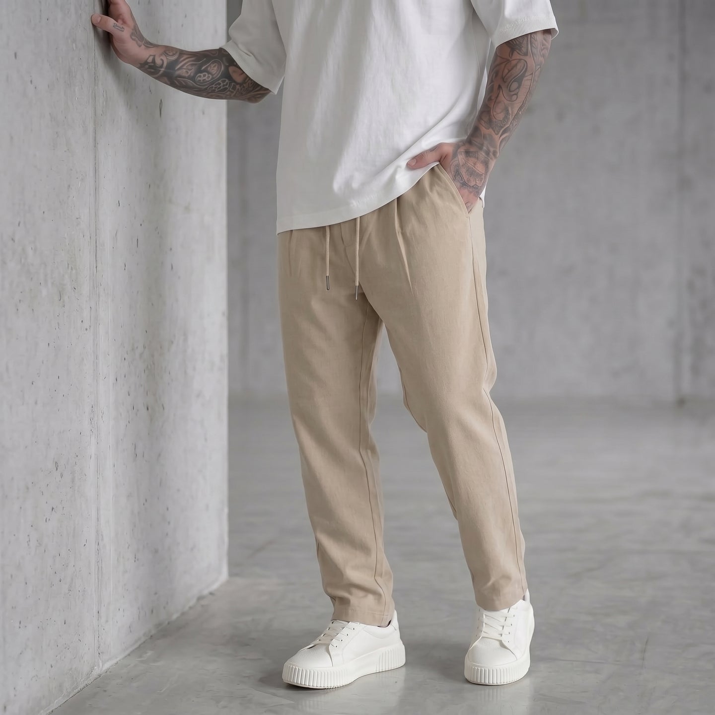 PANTALONE ONLY&SONS ONSLEO  MISTO LINO  ART.22025785