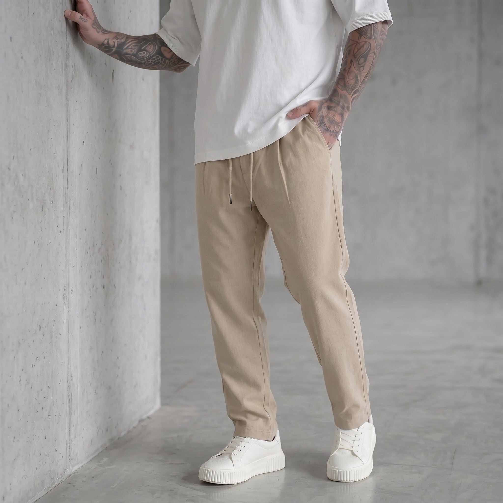 PANTALONE ONLY&SONS ONSLEO  MISTO LINO  ART.22025785