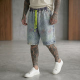 BERMUDA DENIM TRIAN FLUO - BERNA - ART. 261230-30