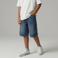 BERMUDA JACK & JONES BAMBINO IRON BLUE DENIM  ART 12289331