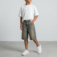 BERMUDA JACK & JONES BAMBINO ALEX SABBIATO DENIM  ART 12292021