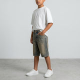 BERMUDA JACK & JONES BAMBINO ALEX SABBIATO DENIM  ART 12292021