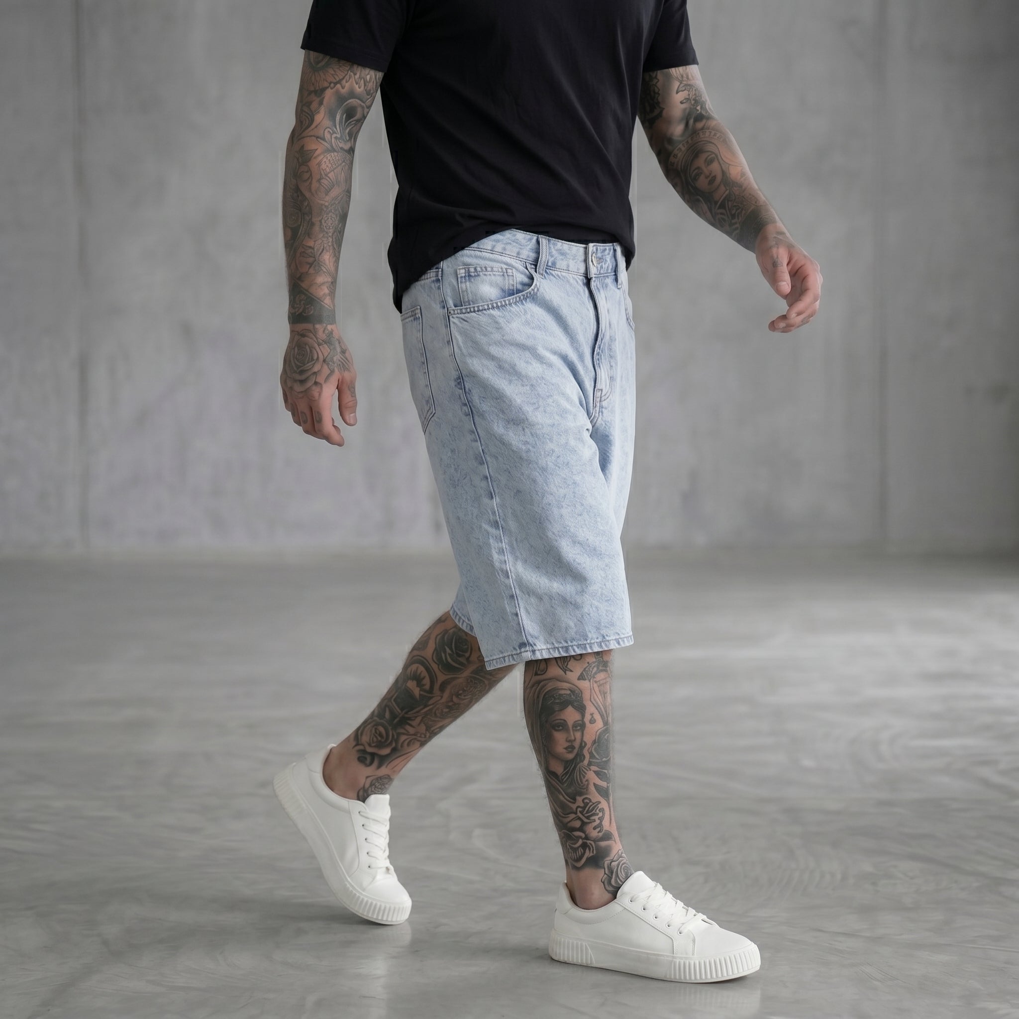BERMUDA ONLY&SONS REMI LARGO  LIGHIT BLUE DENIM ART 22038435