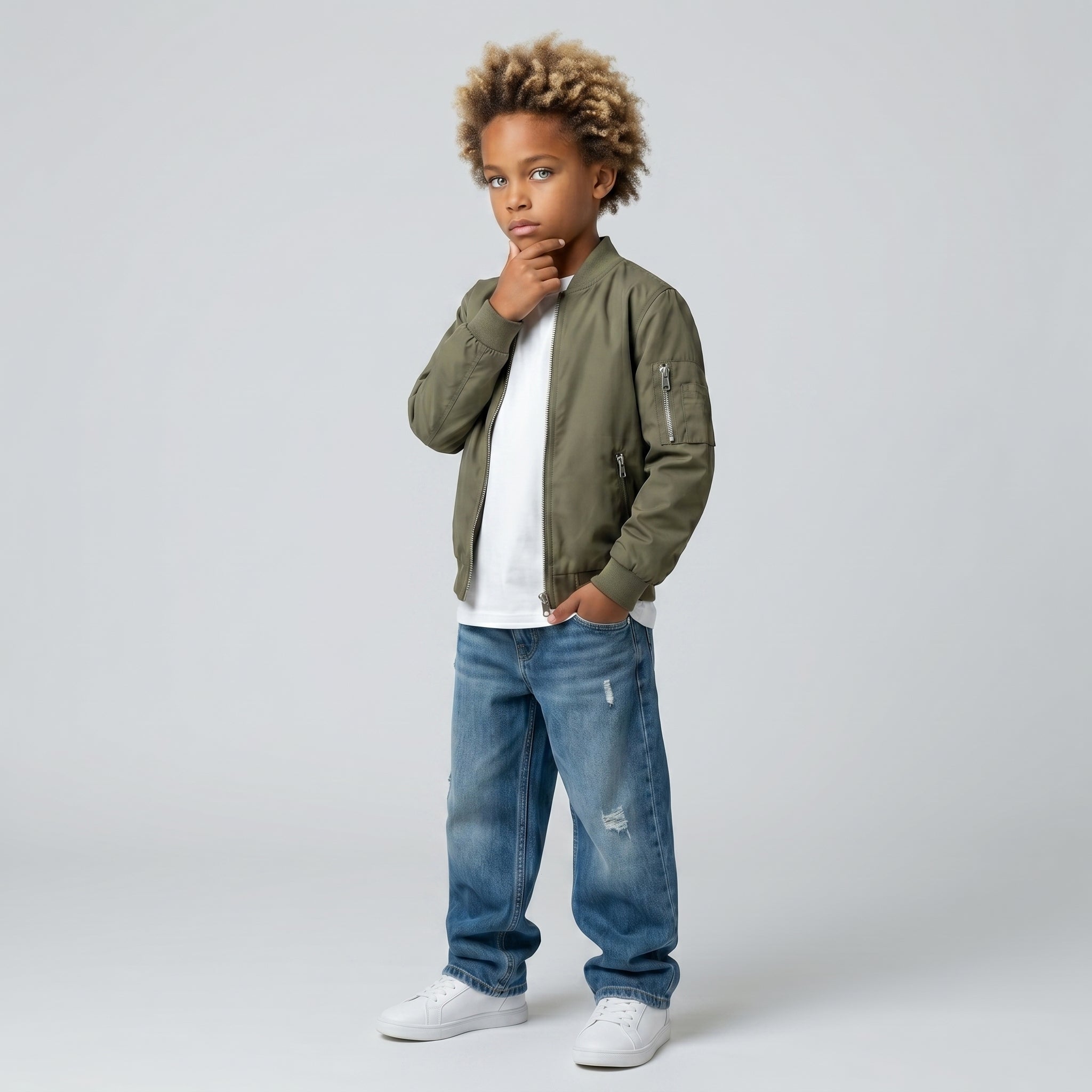GIUBBINO RUSH BOMBER PIU' COLORI BAMBINO - JACK & JONES ART. 12182385