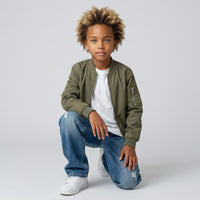 GIUBBINO RUSH BOMBER PIU' COLORI BAMBINO - JACK & JONES ART. 12182385