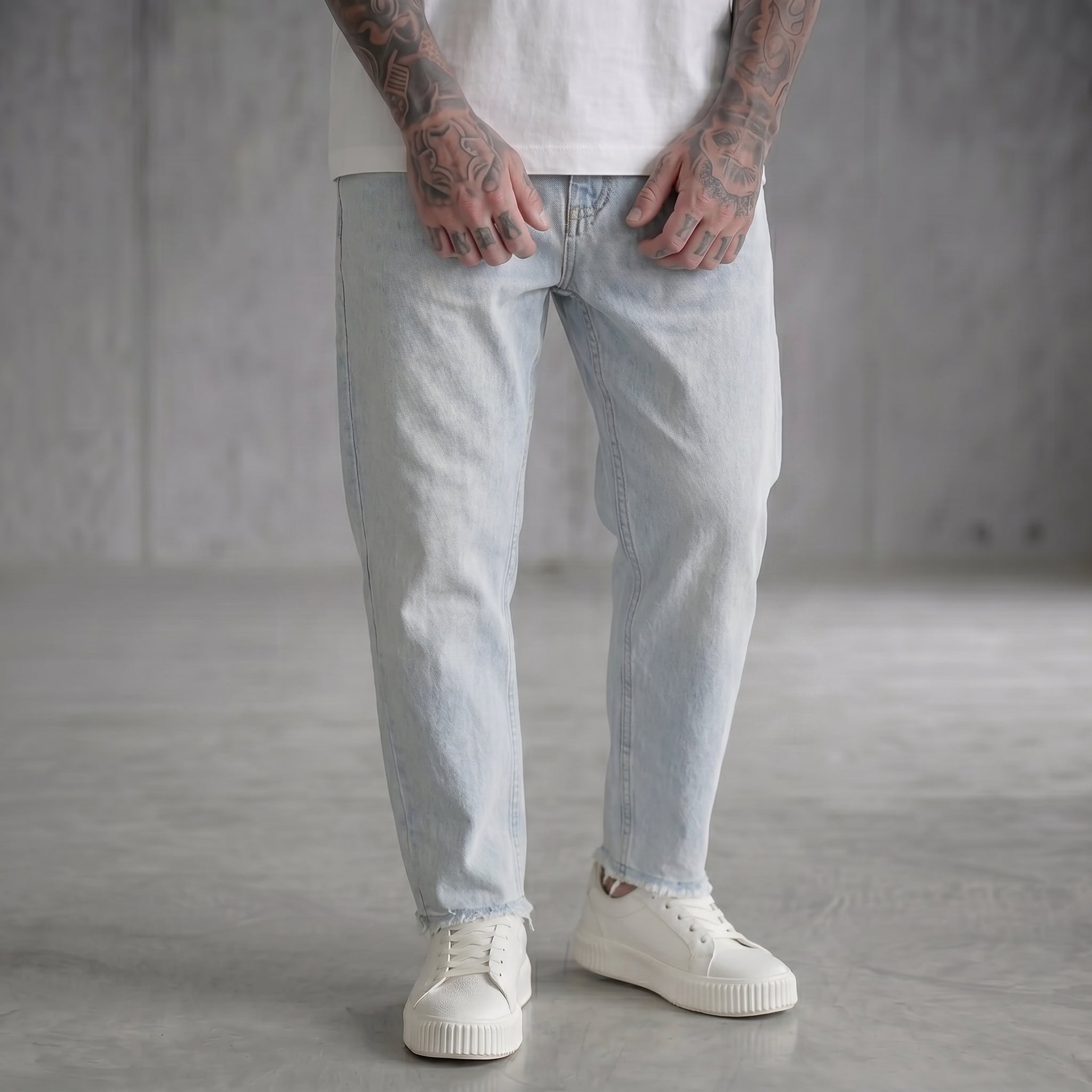JEANS CARROT BERNA BLEACH  ART 261426-30  MARACANA