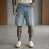 BERMUDA ONLY&SONS  MEDIUM BLUE DENIM ART 22029085
