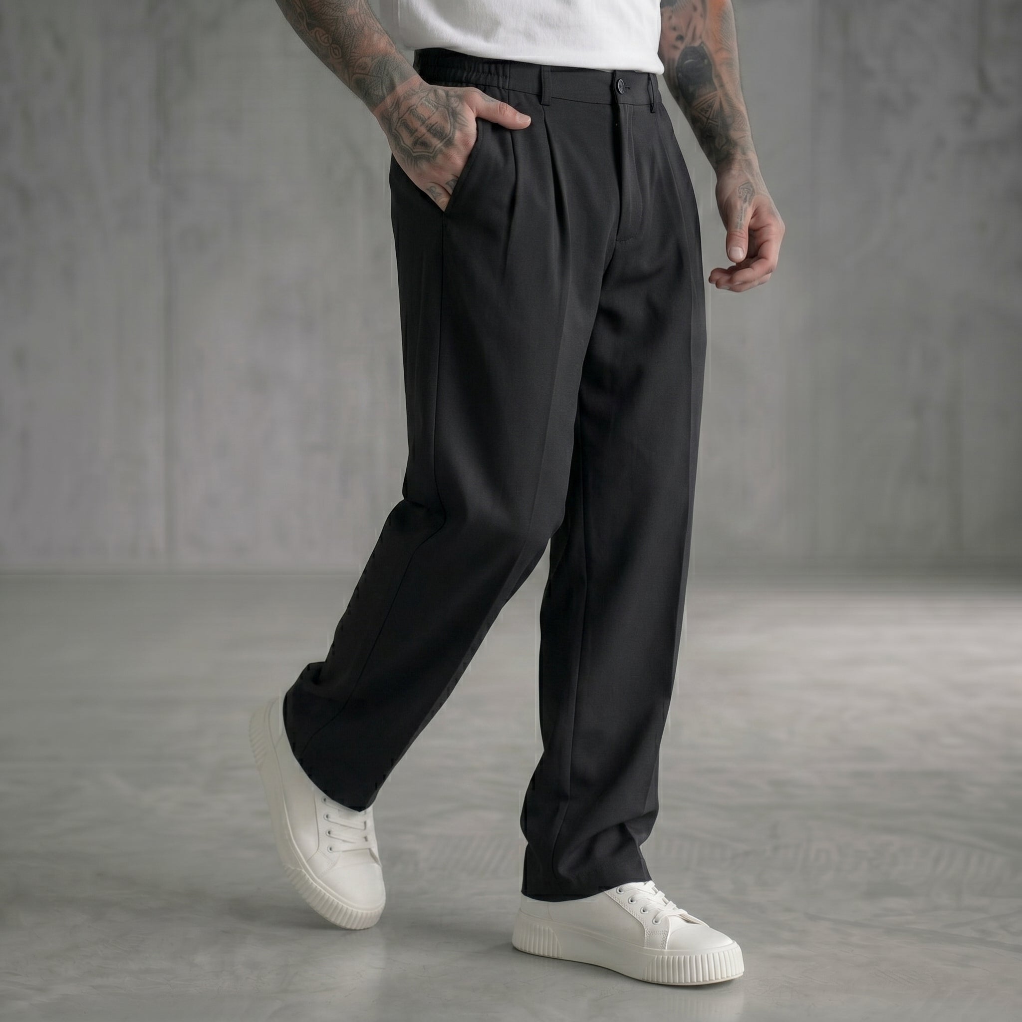 PANTALONE CON ELASTICO IN VITA - NEW JOB BRAND - ART. TREMITY  ESTI.