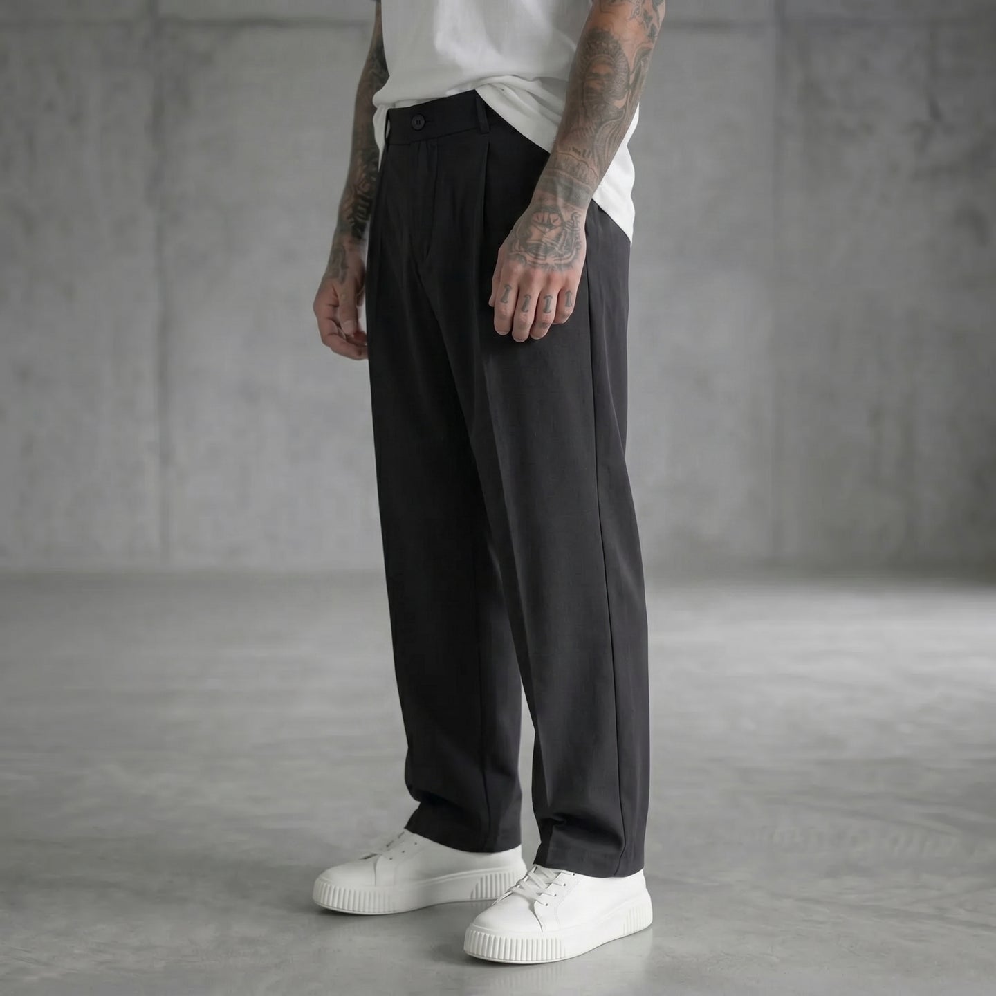 PANTALONE NEW JOB BRAND CON ELASTICO IN VITA - NEW JOB BRAND - ART. COSTA