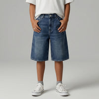 BERMUDA JACK & JONES BAMBINO IRON BLUE DENIM  ART 12289331