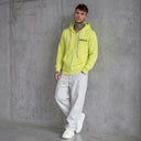 FELPA UOMO  ZIP CON CAPPUCCIO BASICA LOGO - HAMEN - ART. LOGO H