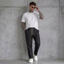 PANTALACCIO UOMO IN MISTO LINO VISCOSA  - BERNA - ART. 261226