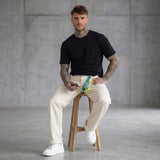 PANTALONE BERNA  STRAIGHT FIT CON MAXI PASSANTI + COLORI  ART 261283