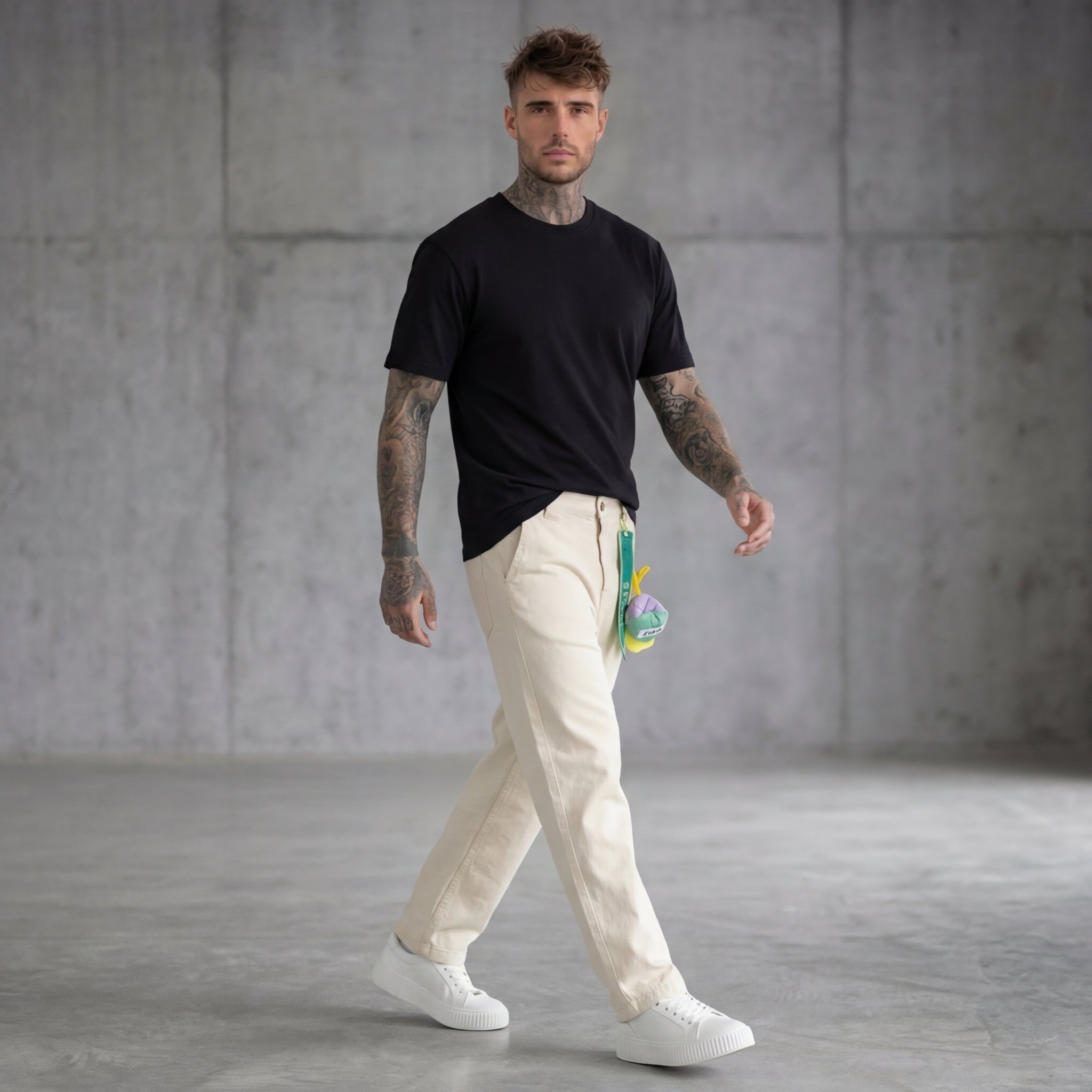 PANTALONE BERNA  STRAIGHT FIT CON MAXI PASSANTI + COLORI  ART 261283