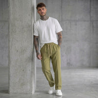 PANTALACCIO UOMO IN MISTO LINO VISCOSA  - BERNA - ART. 261226