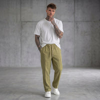 PANTALACCIO UOMO IN MISTO LINO VISCOSA  - BERNA - ART. 261226