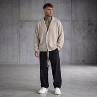 CARDIGAN GIACCA POLO SABBIA  - NEW JOB BRAND - ARTR. MA/14