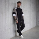 T-SHIRT OVER BANDE NERO - NEW JOB BRAND - ART. 905