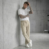 PANTALONE BEIGE  - NEW JOB BRAND - ART. RINO