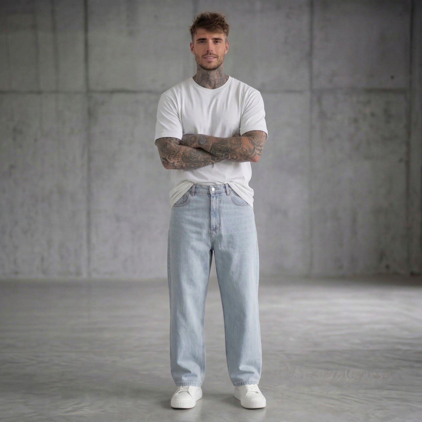 JEANS LIGHT BLUE DENIM - NEW JOB BRAND - ART. SUGAR 02