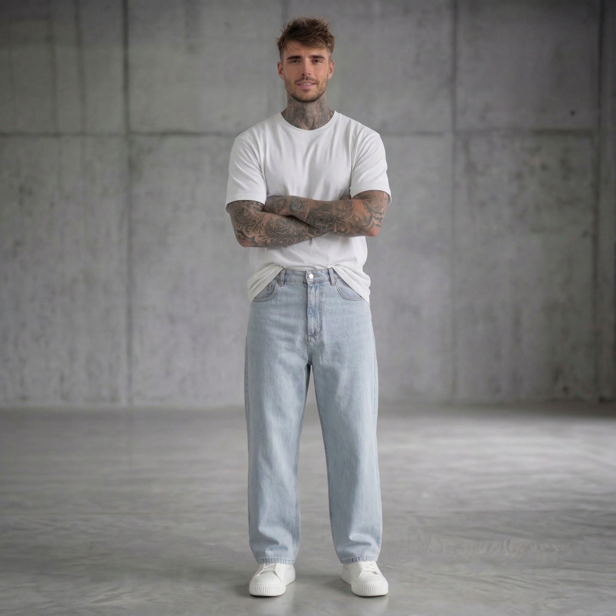 JEANS LIGHT BLUE DENIM - NEW JOB BRAND - ART. SUGAR 02