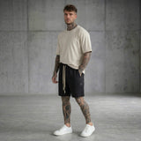 BERMUDA NEW JOB BRAND MISTO LINO  BIANCO E NERO ART B- 696