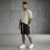 BERMUDA NEW JOB BRAND MISTO LINO  BIANCO E NERO ART B- 696