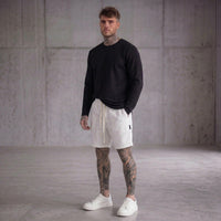 BERMUDA NEW JOB BRAND MISTO LINO  BIANCO E NERO ART B- 696