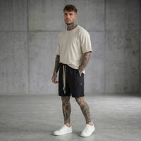 BERMUDA NEW JOB BRAND MISTO LINO  BIANCO E NERO ART B- 696