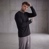 T-SHIRT GIROCOLLO MANICA LUNGA NERO  - IMPERIAL - ART. F727LDI