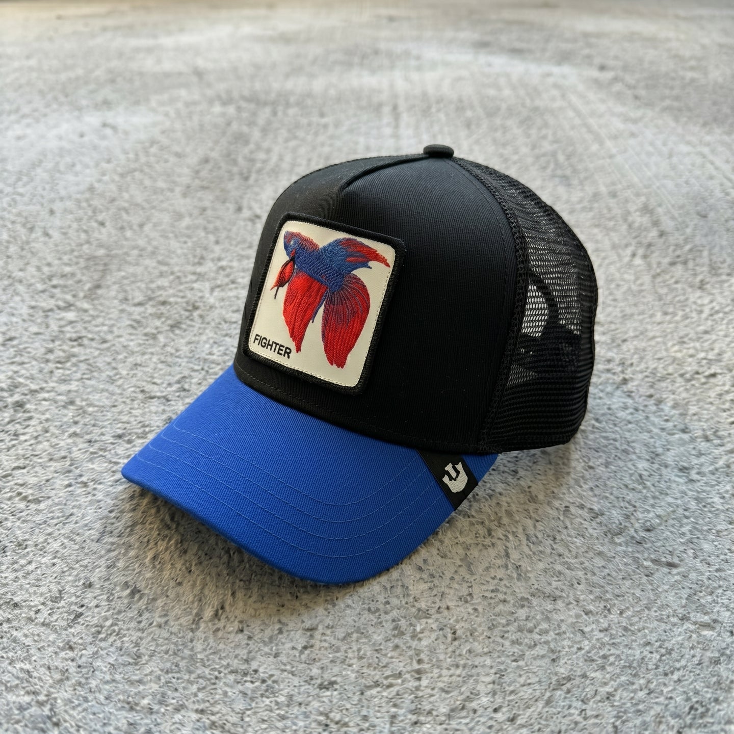 CAPPELLO GOORIN BROS BLACK/ROYAL BLUE   ART  FIGHTER