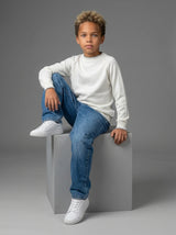 MAGLIONCINO BERNA KIDS GIROCOLLO CUCITURE ESTERNE ART K 240135 128