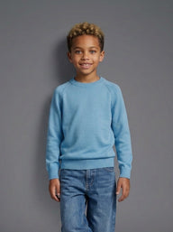 MAGLIONCINO BERNA KIDS GIROCOLLO TURCHESE ART K 23082 150