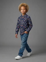 CAMICIA BERNA KIDS FIORI ART K 23576 3