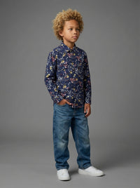 CAMICIA BERNA KIDS FIORI ART K 23576 3