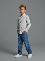 CAMICIA BERNA KIDS BIANCO K 23577 2