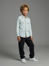 CAMICIA BERNA KIDS DENIM ART K 240216 30