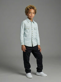 CAMICIA BERNA KIDS DENIM ART K 240216 30