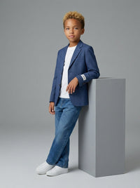 GIACCA BERNA KIDS BLU ART 3BA1 1134