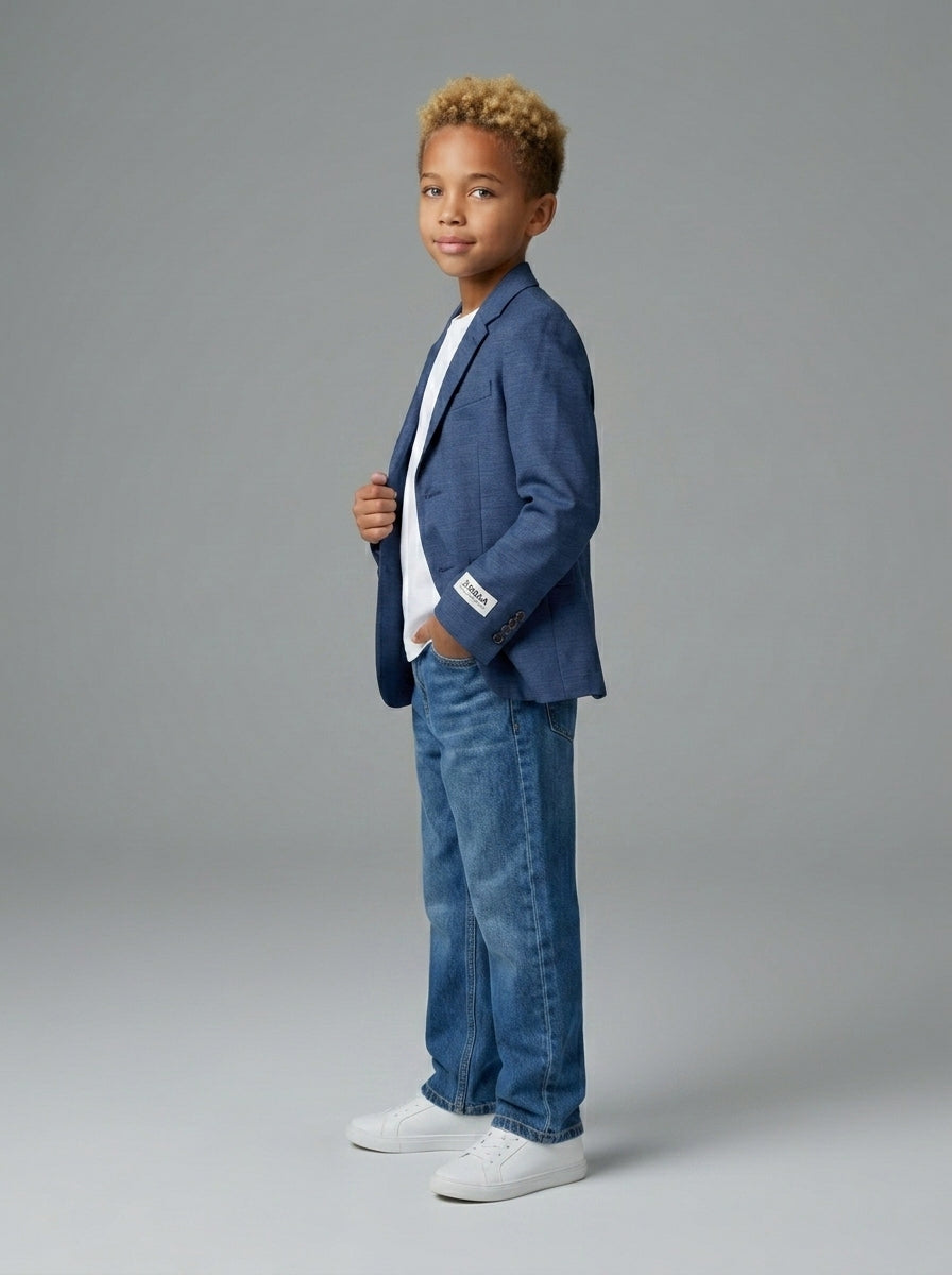 GIACCA BERNA KIDS BLU ART 3BA1 1134