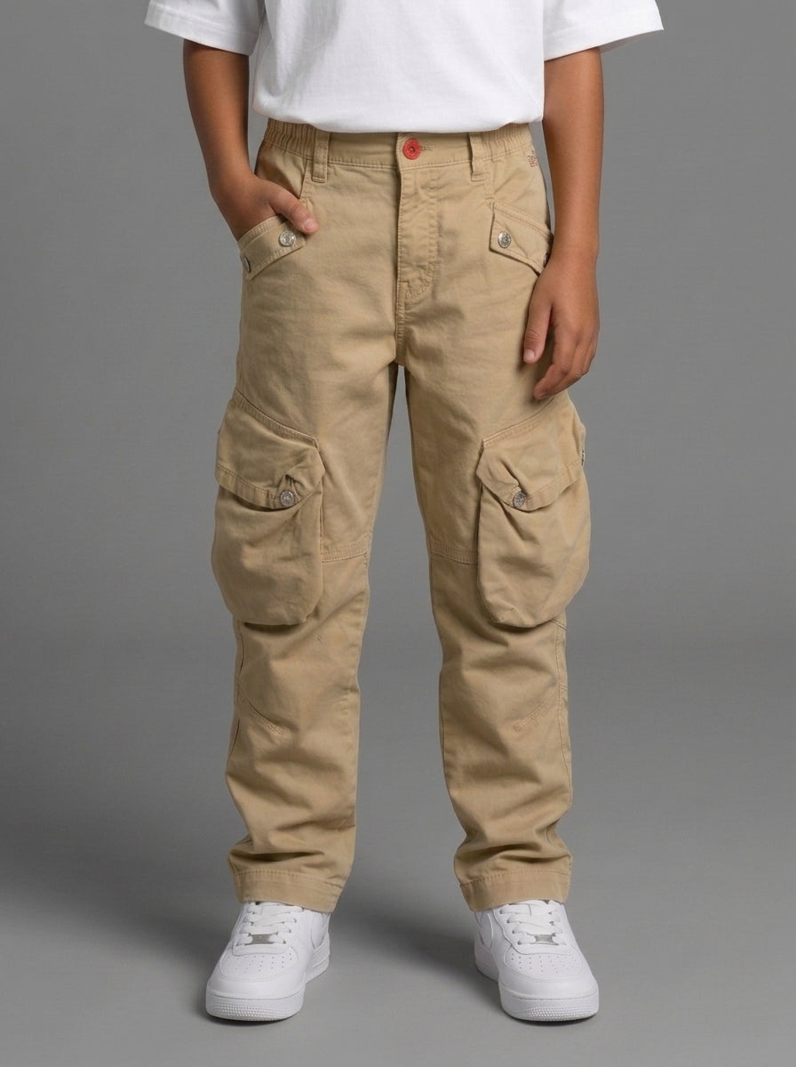 PANTALONE BERNA KIDS CARGO  BEIGE K 23073 8