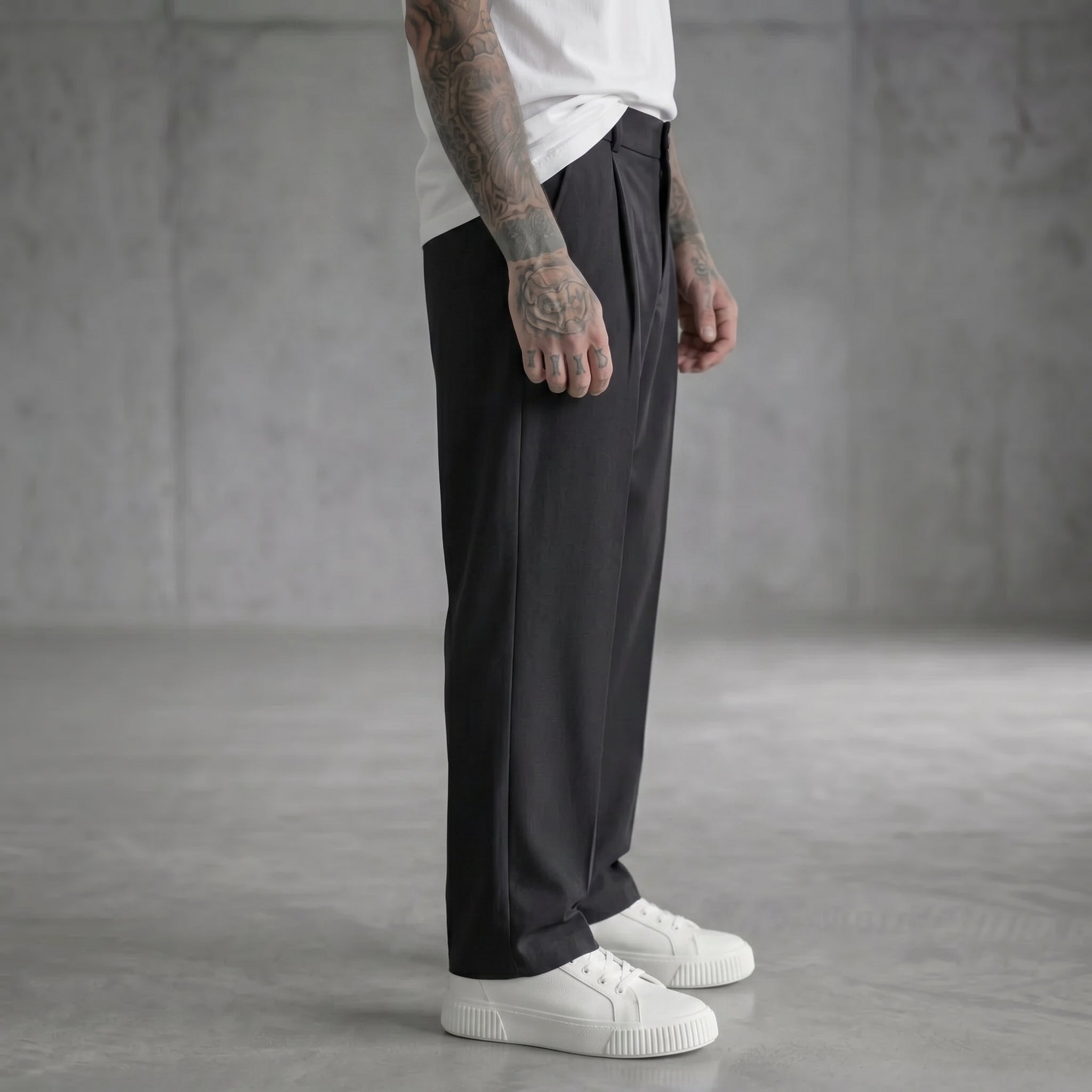 PANTALONE NEW JOB BRAND CON ELASTICO IN VITA - NEW JOB BRAND - ART. COSTA