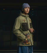 GIACCA CON CAPPUCCIO + PATCH - BERNA - ART. 25124330 - COL. VERDE MILITARE