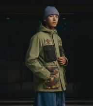 GIACCA CON CAPPUCCIO + PATCH - BERNA - ART. 25124330 - COL. VERDE MILITARE