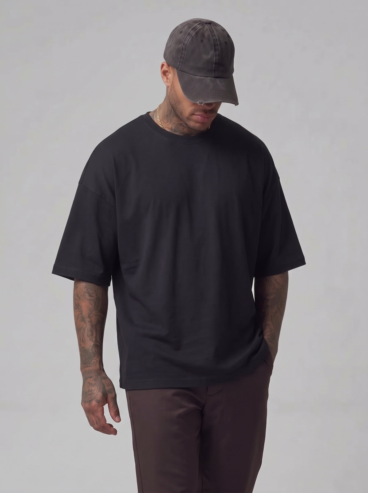T-SHIRT NEW JOB BRAND OVERSIZE   ART TS 199