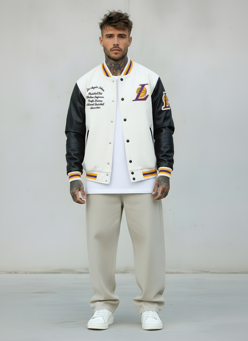 GIUBBINO COLLEGE LAKERS KOLEJ - B.U. - ART. W25 CLG 03 - Spedito in 15 Giorni